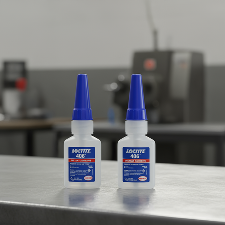 Offerta 2 pezzi colla loctite 406 incollaggio rapido istantaneo plastica e gomma bassa viscosità