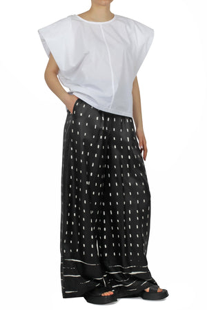 Alysi - Pantalone - 451050 - Nero/Bianco da donna