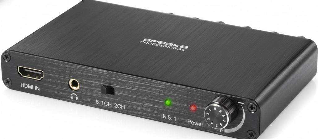 SpeaKa Professional Audio Extraktor [HDMI - Cinch] 3840 x 2160 Pixel, 4096 x 2160 Pixel (SP-10468584)
