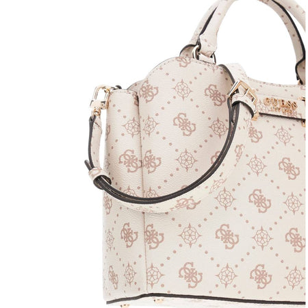 Guess borsa a mano crema Silia 4G logo peony HWGP9890060VNO
