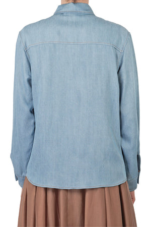 LA FEMME BLANCHE La Femme Blanche - Camicia - 451535 - Denim chiaro da donna