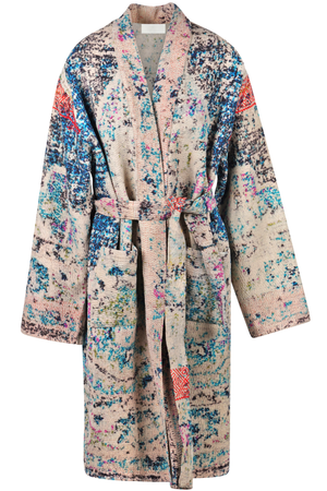 LA FEMME BLANCHE La Femme Blanche - Kimono - 470161 - Grigio/Petrolio da donna