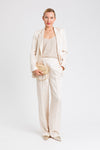 Twinset Pantalone donna Pantaloni con Oval T jacquard 251TP2011