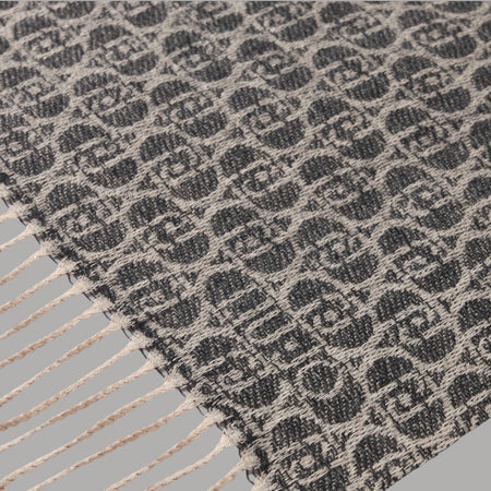 Liu Jo sciarpa nera con logo monognam 2F5018T0300