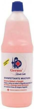 Germo disinfettante multiuso (promo set 2 pz.) da 1 lt. sgrassa deterge deodora oggetti e superfici
