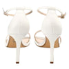 Buffalo sandalo bianco con tacco Blair chic 1291279 Sandali Buffalo