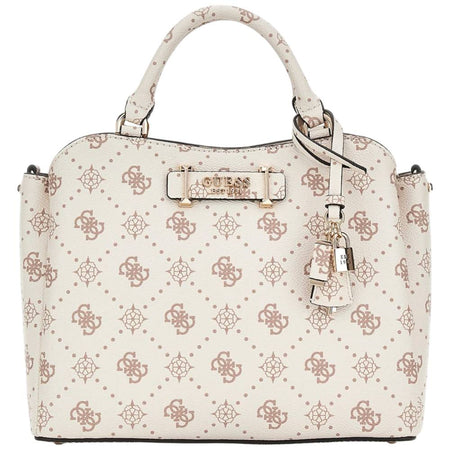 Guess borsa a mano crema Silia 4G logo peony HWGP9890060VNO