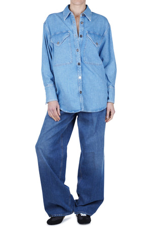 DONDUP Dondup - Camicia - 470229 - Denim da donna