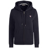 Guess felpa blu zip cappuccio mini logo W4YQ03KC811A71W