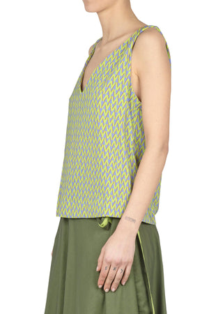 NIU - Top - 450209 - Verde/Viola da donna