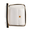 COMME DES GARCONS WALLET Reversed Hem portafoglio in pelle in bianco da donna