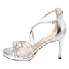 Buffalo sandalo con tacco argento Serena Bow