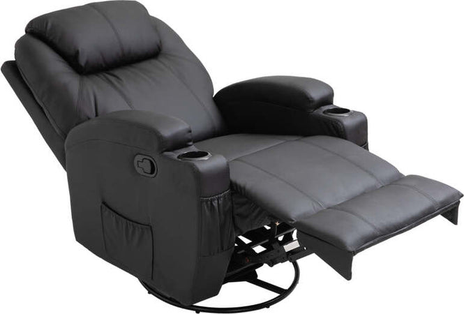 F700-029V03BKA-Poltrona-Relax-Massaggiante-con-8-Punti,-5-Modalità-e-2-Intensità,-Reclinabile-con-Poggiapiedi-e-Girevole,-84x92x109cm,-Nero