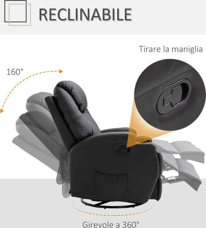 F700-029V03BKA-Poltrona-Relax-Massaggiante-con-8-Punti,-5-Modalità-e-2-Intensità,-Reclinabile-con-Poggiapiedi-e-Girevole,-84x92x109cm,-Nero