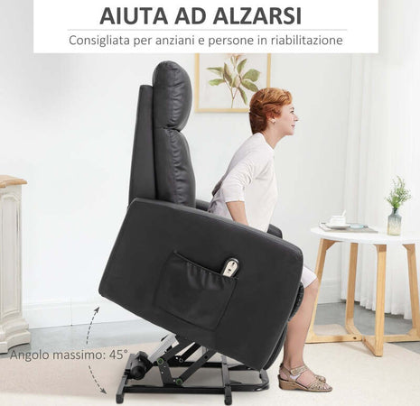 F713-066V90A-Poltrona-Alza-persona-con-Telecomando,-Schienale-Reclinabile-con-Poggiapiedi-in-Pelle-PU-Nera-67x95x105cm