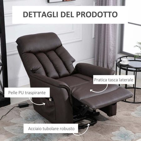 F713-067V91BNA-Poltrona-Relax-Alza-persona-marrone-con-Telecomando,-Reclinabile-con-Poggiapiedi-Integrato,-80x94x104cm