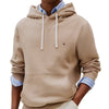 Tommy hilfiger felpa taupe con cappuccio MW0MW39997AFE