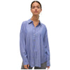 Vero Moda camicia oversize a righe blu Nora 10319825 Camicie Vero Moda