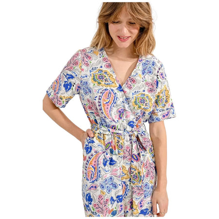 Molly Bracken tuta jumpsuit bianca fantasia T1751CE Tute Jumpsuit Molly Bracken