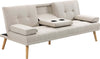 F833-663BGA-divano-letto-moderno-salotto-soggiorno-con-porta-bicchieri-tessuto-effetto-lino-beige