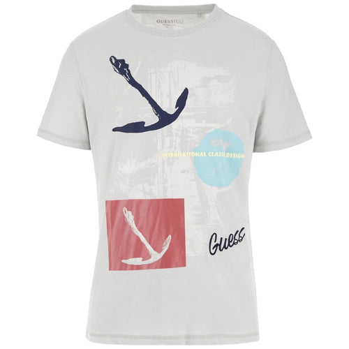 Guess t-shirt grigia Anchor M4GI25 K6XN4 T-shirt Guess