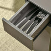 F835-605A-tavolo-pieghevole-allungabile-salvaspazio-in-legno-con-ruote-con-2-cassetti