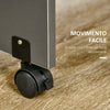 F835-605A-tavolo-pieghevole-allungabile-salvaspazio-in-legno-con-ruote-con-2-cassetti