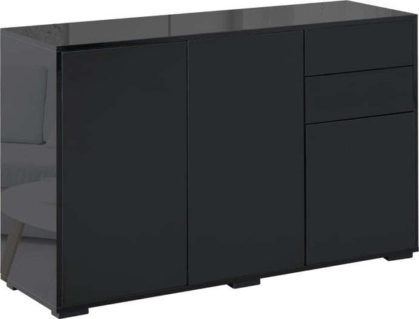 F838-077BKA-madia-soggiorno-salotto-nero-lucido-legno-laminato-ufficio-studio-design-con-4-ante-2-cassetti