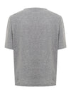 DSQUARED2 T-Shirt Grigia Melange Dsquared2 da donna