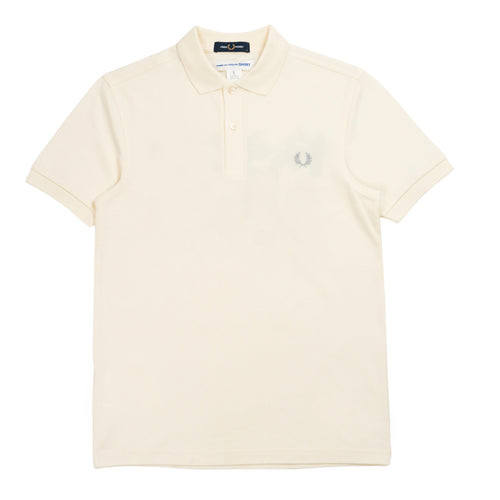 COMME DES GARCONS SHIRT CDG x Fred Perry Polo in White da uomo