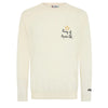 MC2 SAINT BARTH maglioni uomo mc2 saint barth - crew neck light sweater king apres ski 10 emb - avorio da uomo