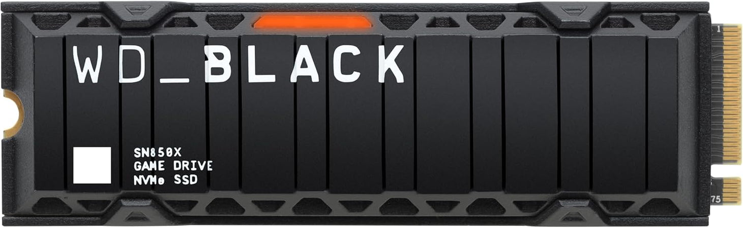 Western Digital SSd Game Drive SN850X NVMe 2Tb Con Dissipatore Di Calore WDS200T2XHE