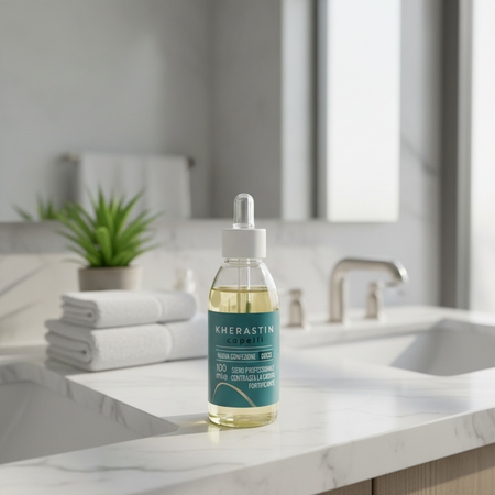 Kerastin Gocce – Siero Naturale per Capelli – Fortificante e Anticaduta Extra Forte – Stimola la Crescita e Infoltisce – Integratore Liquido 100ml – AlohaLabs
