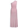 Dexterior vestiti casual donna d.exterior - plisse' lux abito monospalla lungo - fucsia da donna
