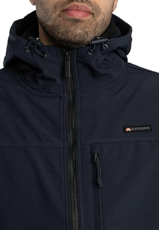 SUPERDRY Giubbotto HOODED SOFT SHELL TREKKER JKT da uomo