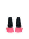 Alexander McQueen Stivaletti Chelsea Suola Rosa Fluo da donna