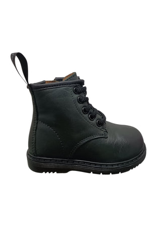 Anfibio bambino Grunland Junior Nill nero pelle zip laterale urban style