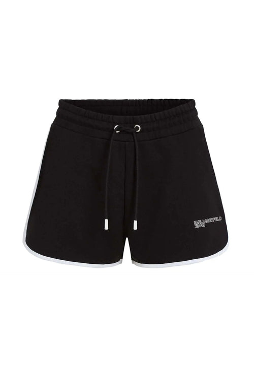 KARL LAGERFELD PANTALONCINO KLJ BINDING SWEAT SHORT da donna