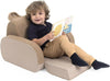 CHICCO Twist Poltroncina per Bambini Trasformabile in Sdraio e Divanetto, Sedia per Bambini con 3 Configurazioni, Comoda e Leggera, Si Trasforma con 1 Gesto - Per Bambini 12+ Mesi - colore TEDDY beige