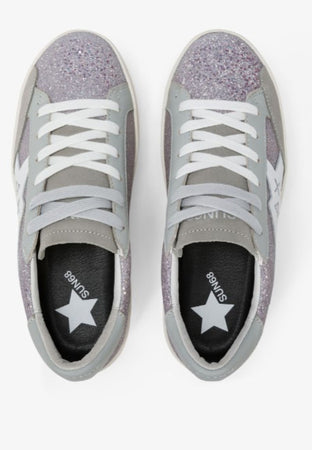 SUN68 Sneakers BIG KATY GLITTER da donna