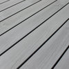 Tavolo in alluminio piano effetto legno Bahia allungabile per esterno e giardino 190/250 cm