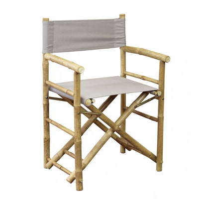 Sedia regista Mojito da esterno in legno di Bamboo, 60 x 44 x 88 cm