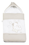 Sacco Baby con Cappuccio Italbaby Sweet Stars Tortora