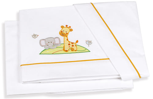 Set Lenzuola Letto 3 Pz.Italbaby Gina