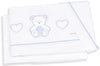 Set Lenzuola Letto 3 Pz.Italbaby Peluche Azzurro