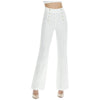 Relish pantalone bianco vita alta NYX RDP2407006062 Pantaloni Relish