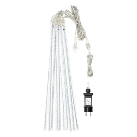 Catena 10 tubi luminosi 480 led per decorazioni Natalizie luce fredda