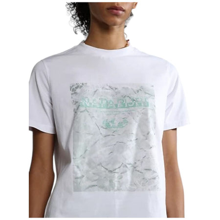 Napapijri t-shirt bianca Balza