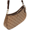 Guess borsa a spalla marrone 4G Logo NOELLE HWBG9672180LGW