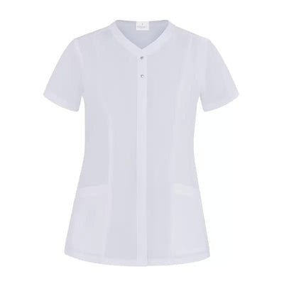 Casacca Anita Bianco Casacca Donna Manica Corta Estetica Medicale Acconciature